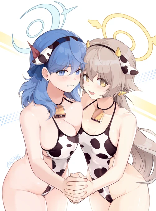 あまうと あうう #ブルーアーカイブ #ブルアカ #阿慈谷ヒフミ #天雨アコ  