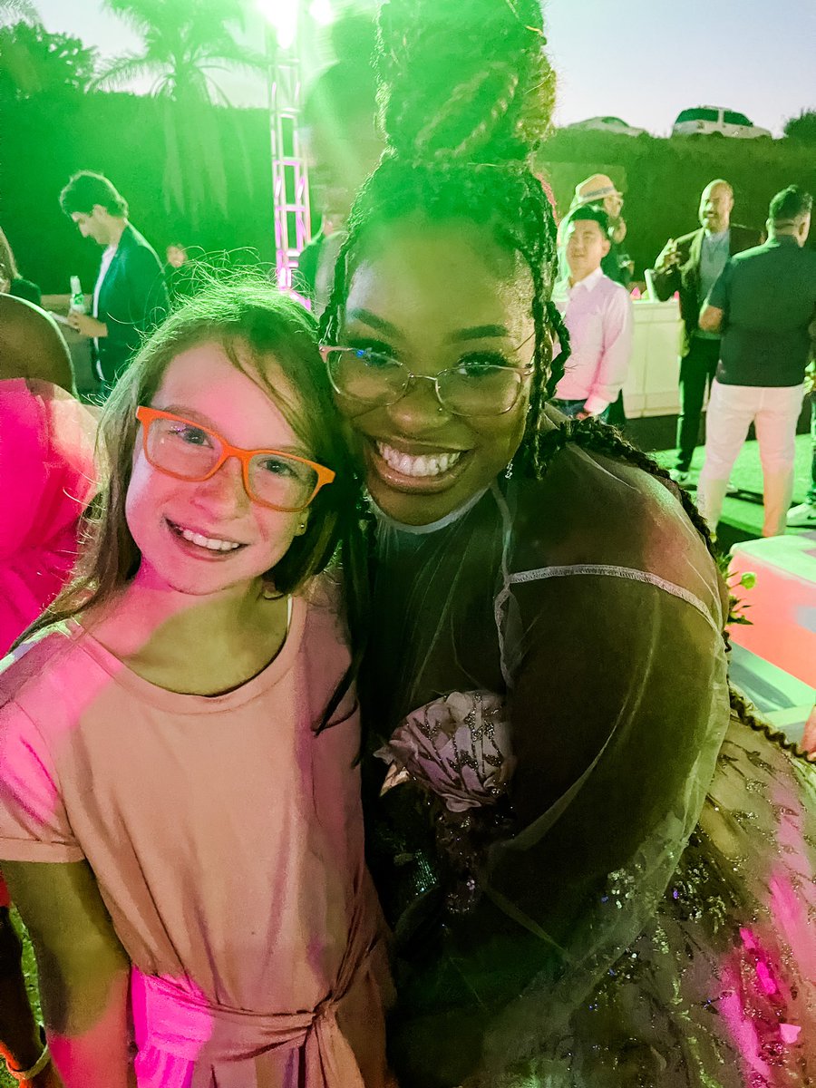 HeatherBrooker's tweet photo. Channing loved meeting the cast at the #ZOMBIES3PREMIERE! 🧟‍♀️ This movie is so much fun! Thank you @disneyplus for inviting us. #zombies3 streams July 15 on #DisneyPlus 🎥 https://t.co/GZtJreKGQH