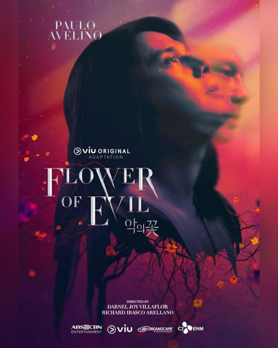 AltStarMagic's tweet photo. LOOK: The official poster of #FlowerOfEvil featuring award-winning Kapamilya actor, @mepauloavelino in his most anticipated role as Jacob del Rosario!

Watch him on @Viu_PH every Thursdays and Friday at 8pm and every weekends in ABS-CBN's different platforms!

@DreamscapePH https://t.co/iCpLp6wPGN