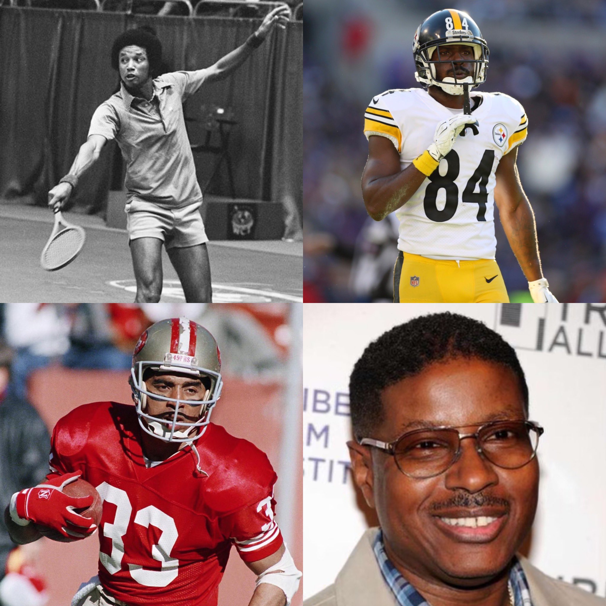 Happy Birthday Arthur Ashe, Antonio Brown, Roger Craig, and Christopher Play Martin   