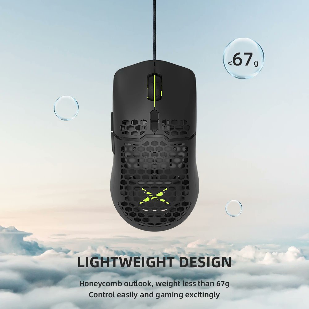 ZenStunner's tweet photo. Delux Lightweight RGB Gaming Ergonomic Mouse with Ultra Weave Cable For Computer Gamer was $28.70 now $20.10.  Now on sale! Get it today!  https://t.co/p2CaV0TALF #gaming #GamingSetup #mouse #LEDeffect #Lightweight https://t.co/VO7KsBHW6d