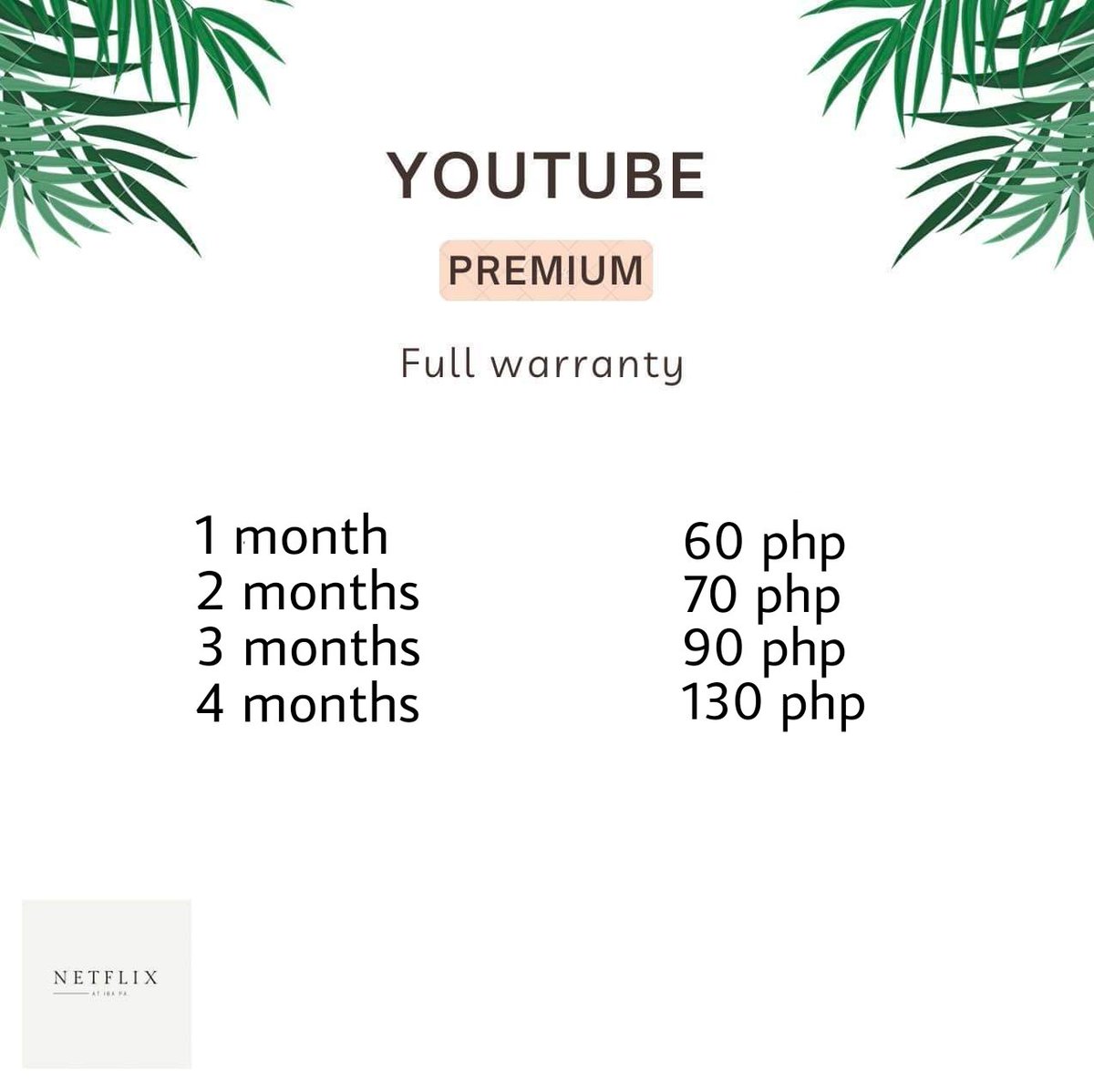 coupshug's tweet photo. wts lfb !

viu, spotify, youtube premium and shared netflix ! dm me to buy, please help rt. 🙏 https://t.co/HfCY9IypCQ