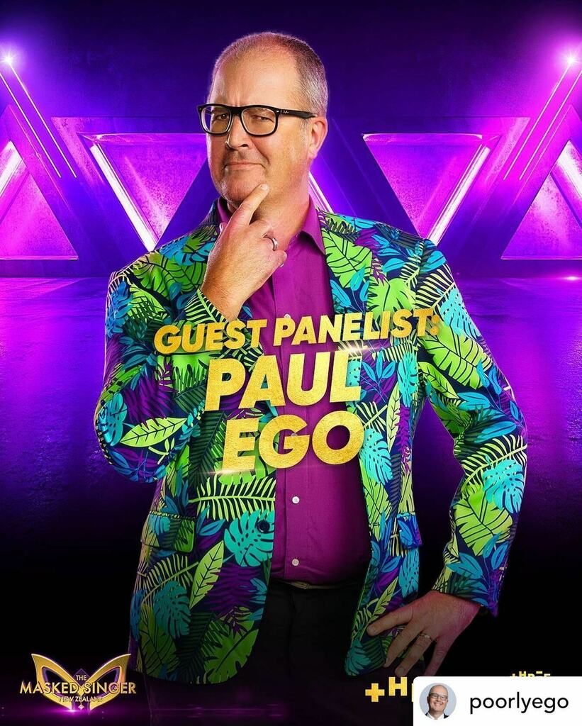 Posted <a href="/withregram/">Repost app</a> • @poorlyego I’m gonna be a guest guesser on #TheMaskedSingerNZ and I can’t wait!