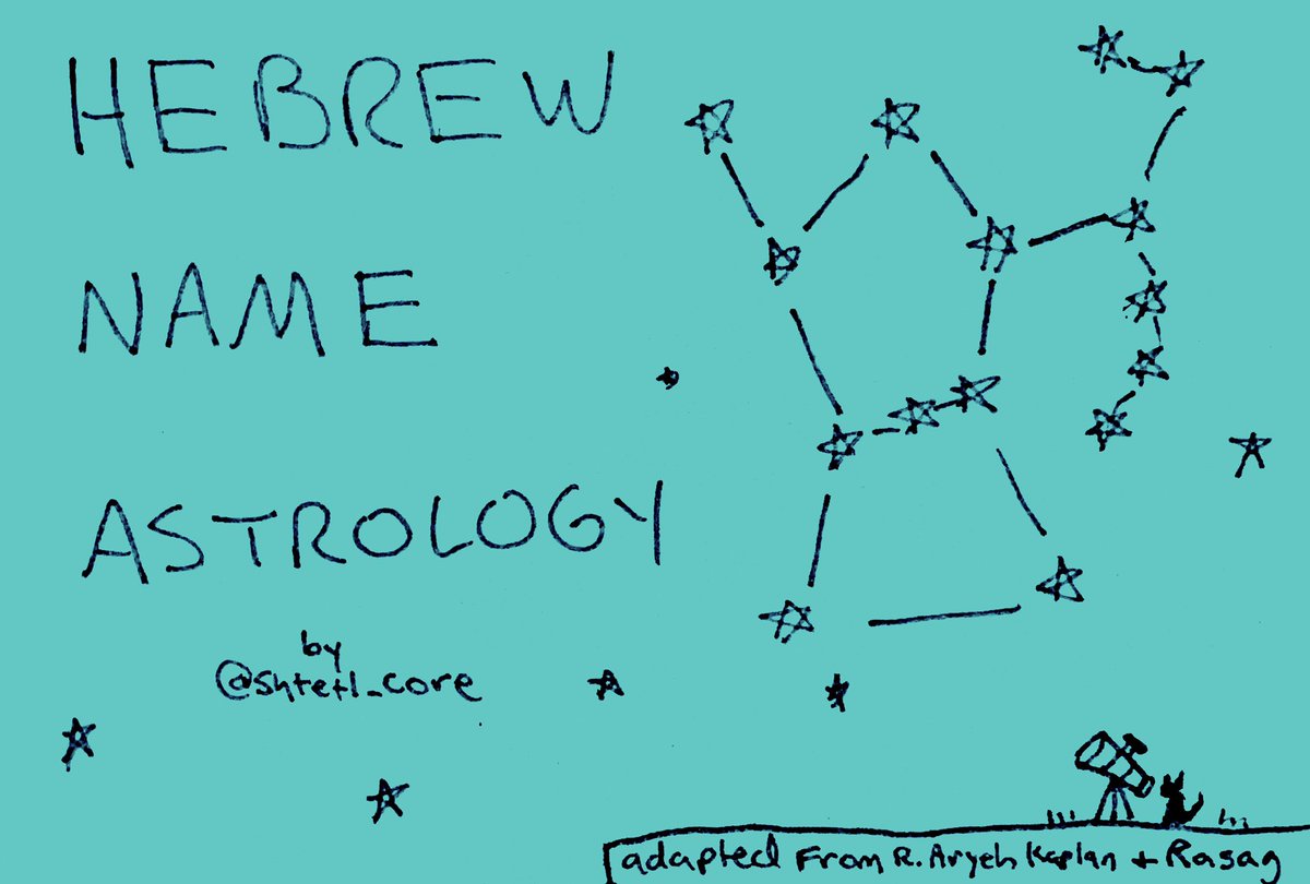 shtetl_core's tweet image. HEBREW NAME ASTROLOGY:

a quick &amp;amp; easy way to find your mazal

#astrology #kabbalah