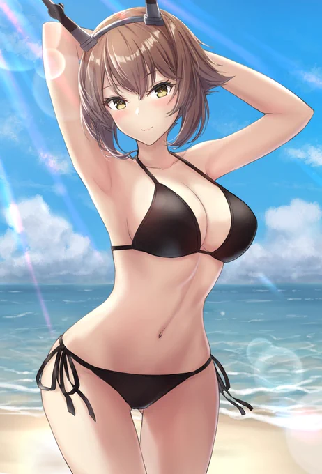 水着むっちゃん!
#艦これ 