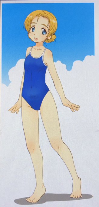 貧乳だけど尻は大き目と勝手に思っている。なおこの後日焼け。 