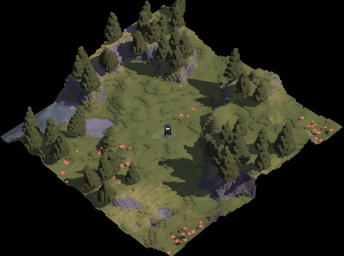 will3_z's tweet photo. Made some tweaks to the generation and added some flowers :D

#procgen #gamedev https://t.co/dSrjDyz66d