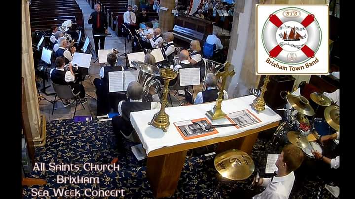 BrixhamTownBand's tweet photo. Another pic of last night courtesy of Andrew on the kit
BIG Thanks to guest players Alison on the front row &amp; Elliot helping on percussion https://t.co/Mk6HoatLX7