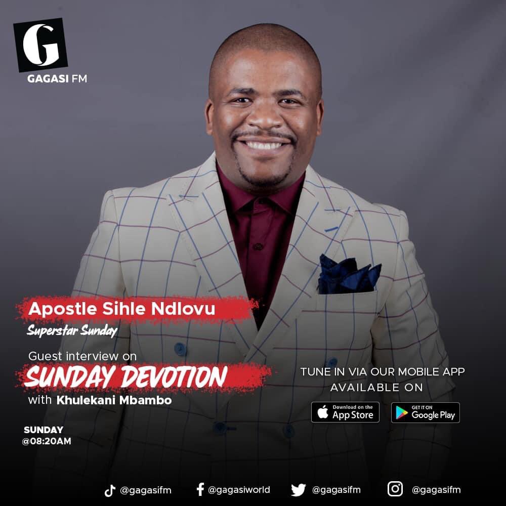 SundayDevotion's tweet image. #SusperstarSunday 

Apostle Sihle Ndlovu is an Author of a brand new book aimed at addressing issues about the church how it must function in these last days.
@gagasifm 

#SundayDevotion
#GagasiFM