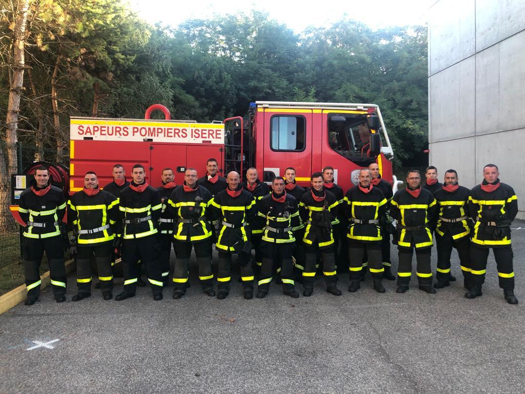 #SERA2 #FDF Préparation des personnels de <a href="/sdis38/">Sapeurs-pompiers de l'Isère - SDIS38</a> pour la relève, ce dimanche à la caserne de Moirans.