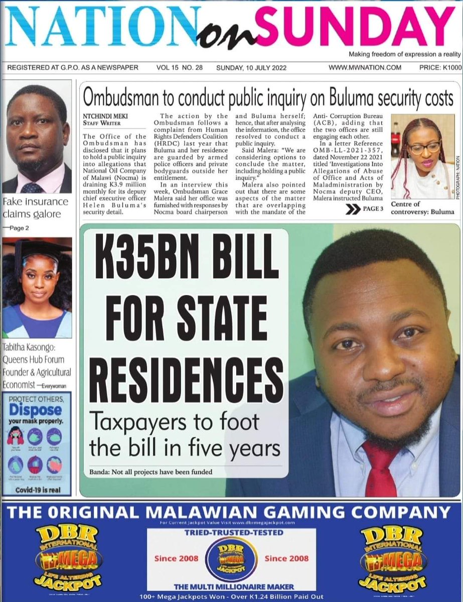 mcbrams's tweet photo. Dear #Malawi, this is the true meaning of President @LAZARUSCHAKWERA's servant leadership: we are the servants &amp; they are the leaders. The past 2 weeks: K350 billion for state residences, K1 billion for ministers' gratuity, K650 million for VP houses &amp; K60 billion for MPs houses. https://t.co/CXp6mScnbw