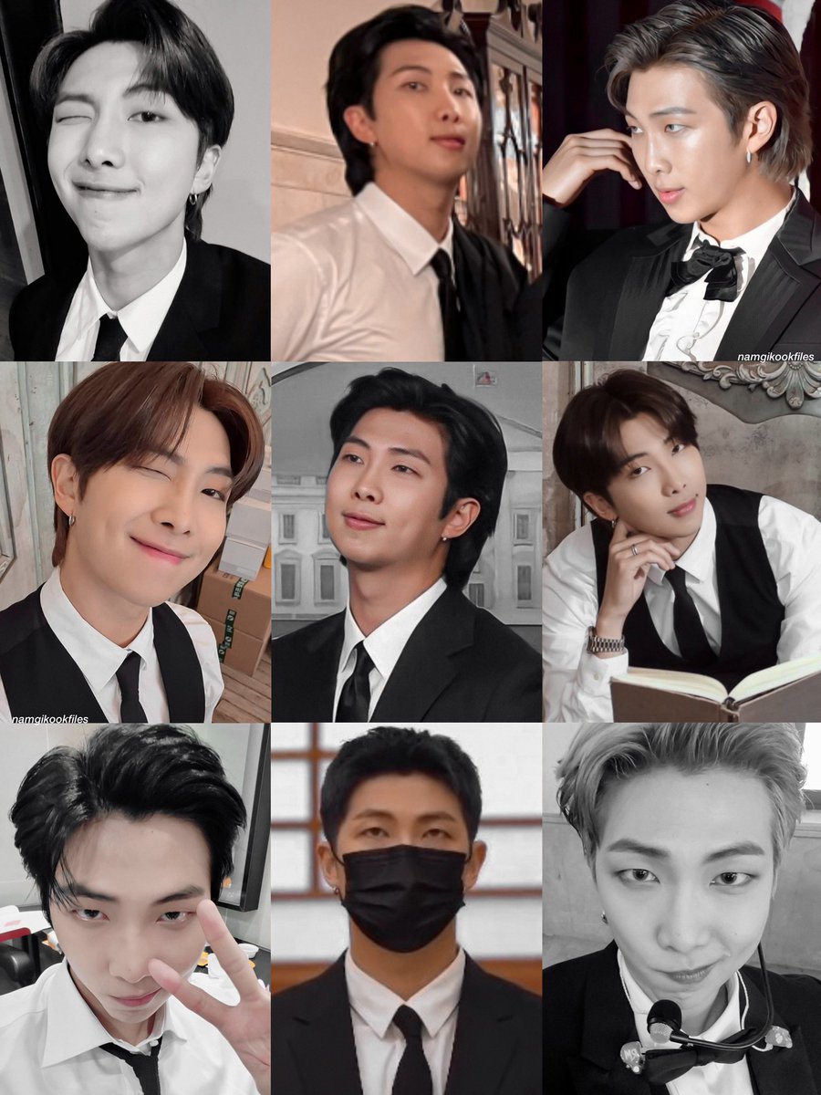 namgikookfiles's tweet photo. namjoon in a suit and tie hits different 😮‍💨 https://t.co/N3fow94NQE