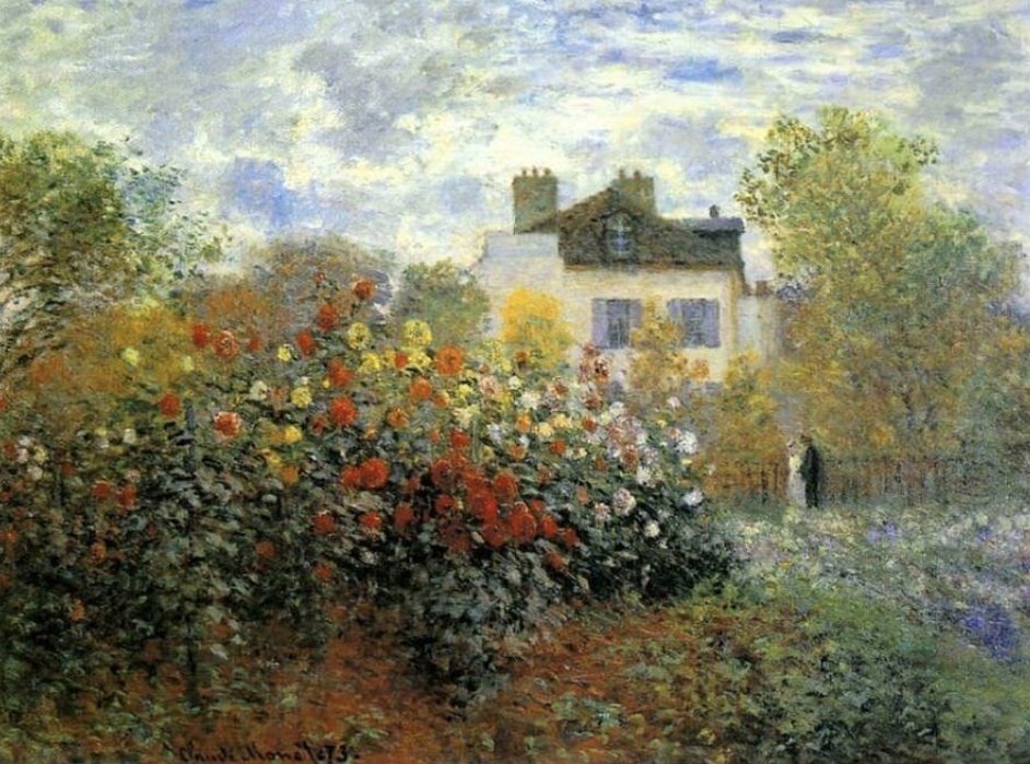 'Dammi odoroso all'alba un giardino di fiori bellissimi dove io possa camminare indisturbato.' Walt Whitman #EstateDAnimo #VentagliDiParole 🎨Claude Monet