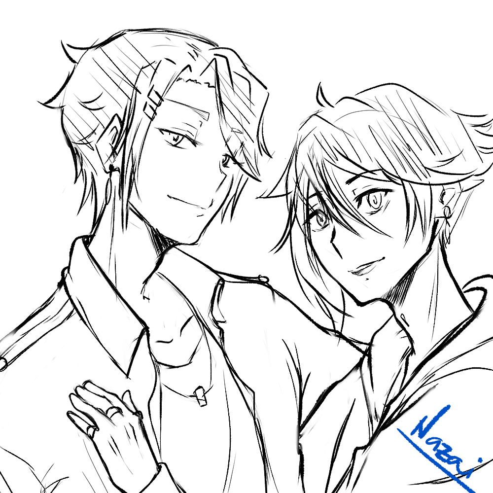 SeiounArt's tweet photo. Quick Sketch of Ozzy and Doro-tea. The story that still keep delaying for many reasons. . .
#PAUS3 #Originalcharacter https://t.co/pJFbSS5HxU