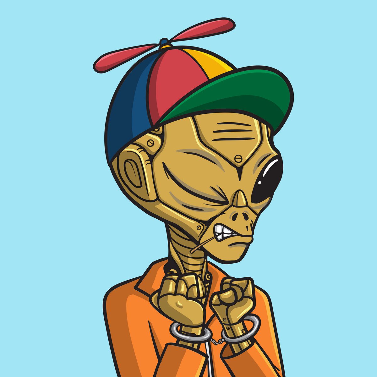 A cheap merge I just did with a Martian that <a href="/ajt/">AJT</a> minted 🛸<a href="/SaveMartiansNFT/">Save The Martians</a>