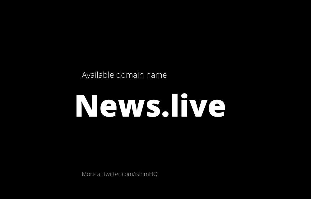 ishimHQ's tweet photo. Available domain today. About 74% of TLDs were registered with the name "news"

#domains #news https://t.co/wtuo5U6tdD