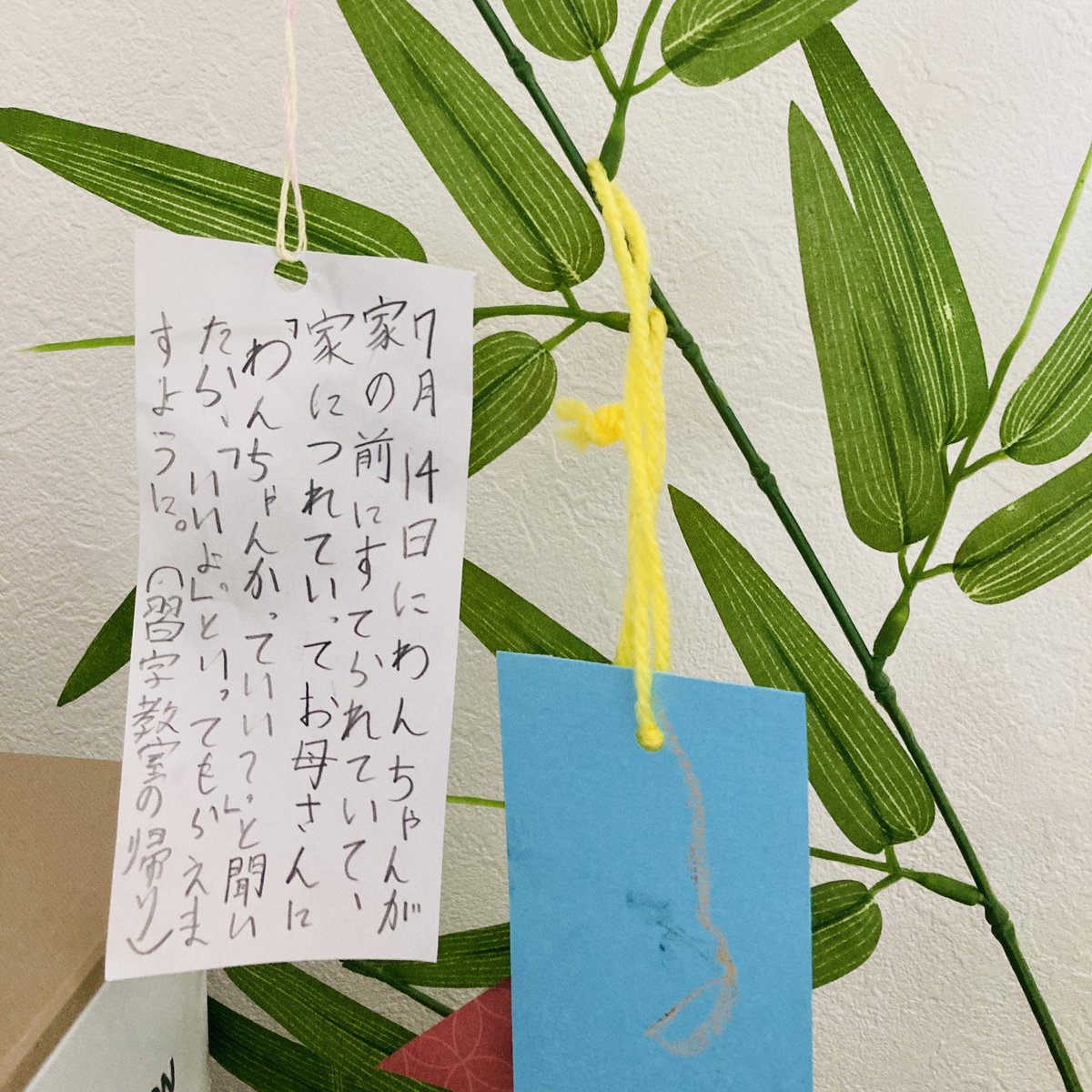 娘さんの七夕の願い事があまりにも具体的すぎて 天への発注書 計画的犯行 というフラグなのでは Togetter