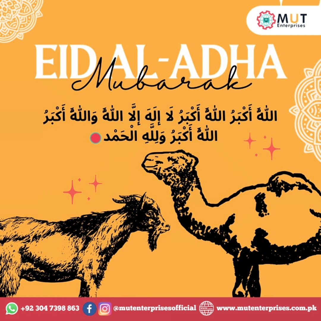 MutEnterprises's tweet photo. تقبل اللہ منا و منکم..♥️🤍 Happy Eid Ul Adha Mubarak🤝
#eidmubarak #eiduladha #eiduladha #mutenterprises https://t.co/HaguhQHoSM