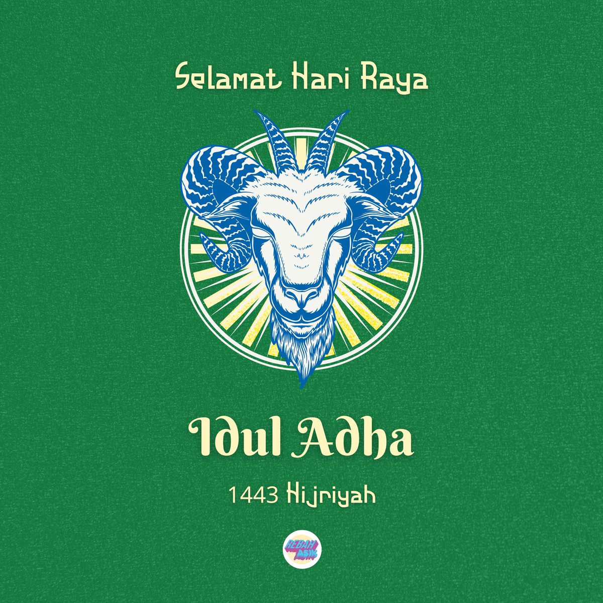 RebahAsik's tweet photo. Selamat idul adha 1443 hijriyah, jangan lupa qurban kan kamving mu 🐑🐂🐫 https://t.co/R2k6EWZXya