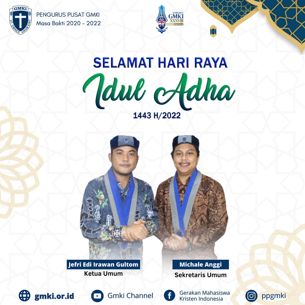 Selamat Hari Raya Idul Adha 1443 H bagi saudara-i kami yang merayakan.

#Iduladha1443H #ppgmki #uous
<a href="/JefriGultom8/">Jefri.Gultom</a>