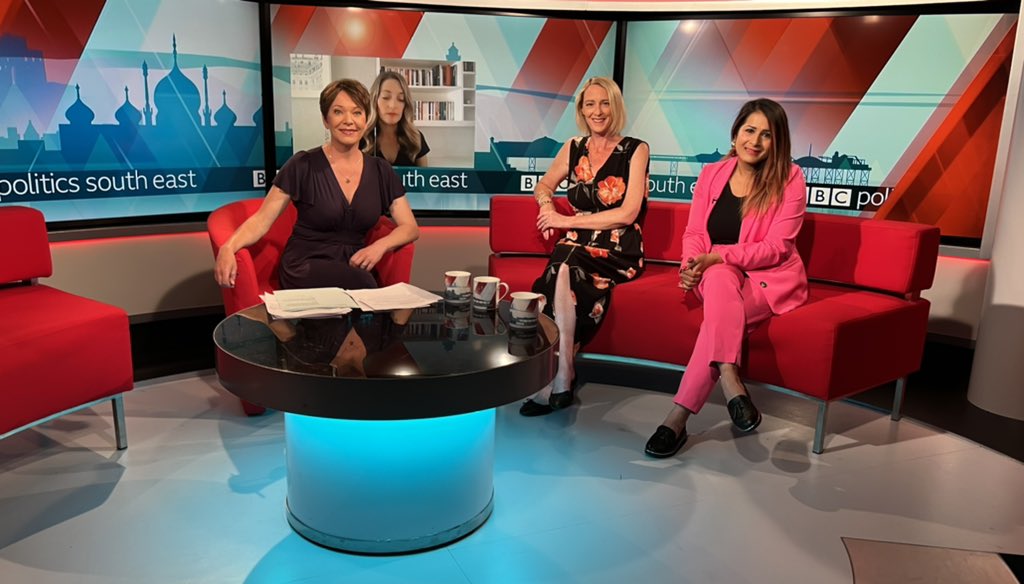 naushabah_khan's tweet photo. Good morning on @BBCPoliticsSE #politicsshow - discussing #costofliving & the Tory leadership contest. Let’s be clear no Tory candidate offers a clean slate- they are all complicit. It’s time for real change #votelabour @UKLabour https://t.co/lx1mMJDFau
