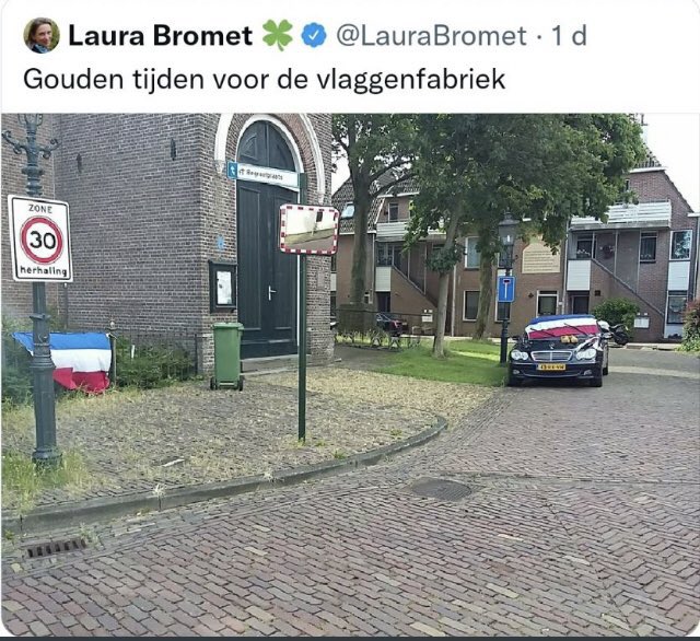 En dan de tweet weer verwijderen zonder excuses te maken aan de nabestaanden!
#LauraBromet #GL #nobrainer