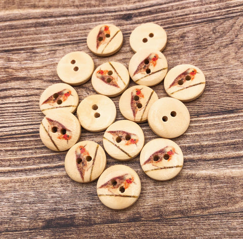 Robin 15mm Christmas Natural 
Wood Buttons x 8

kawaiisquirrel.co.uk/collections/sp…

#kawaii #weekendshopping #buttons #festive #sundayvibes #crafting #uk #woodenbuttons #robin #SmallBiz