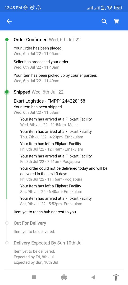 mebedouin's tweet photo. Dear @Flipkart please don't cheat customers like this I ordered a pair of @Nike shoes on 6th july , when I i order the product the delivery date was 8th july and my frends marriage was on 9th july still i didn't get my product https://t.co/u3VMvJNP5d