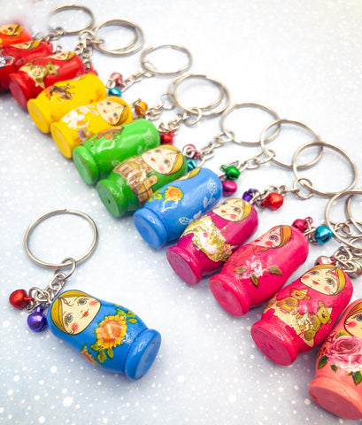 Wooden Matryoshka Russian Doll Keyring - 21 Options

Which colour(s) will you choose? 

kawaiisquirrel.co.uk/collections/ne…

#kawaii #matroshka #handpainted
#giftideas #coloursoftherainbow #bagcharms #uksmallbusiness #weekendvibes #newstock #russiandoll #UKGiftHour