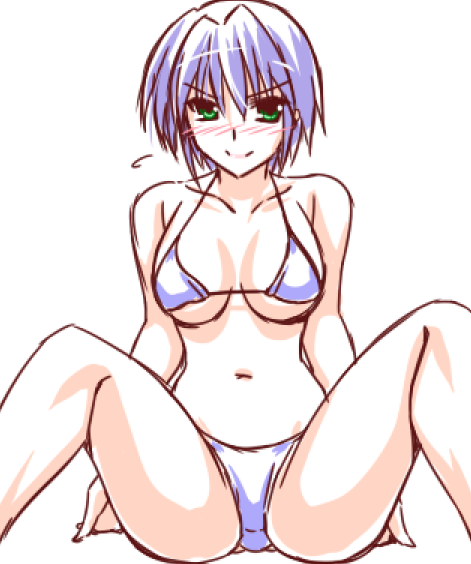 ビキニスタイルで挑発してくるスバルん落書き 