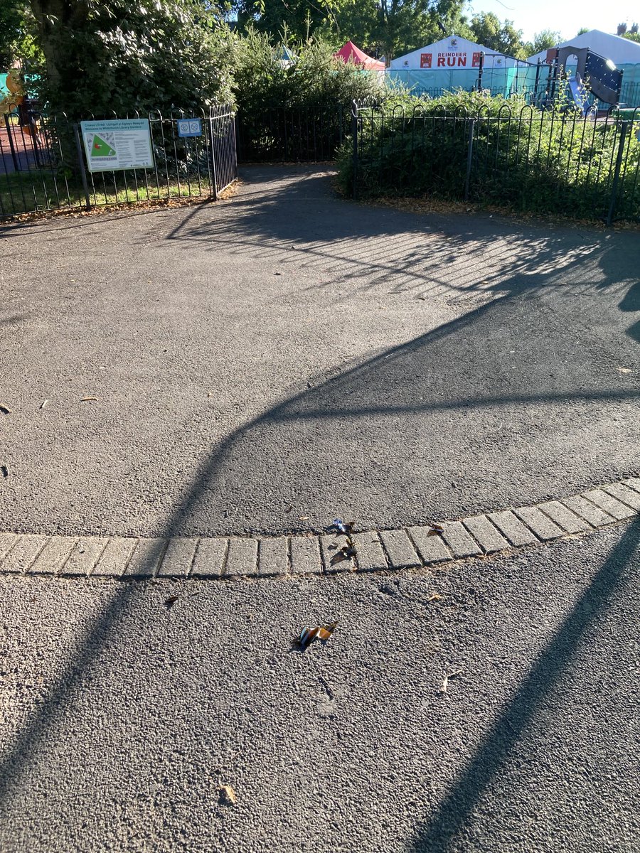 BexCbaker's tweet image. ⁦@cardiffcouncil⁩ ⁦@WhitTonLabour⁩ Lots of broken glass around the childrens’ play area in #Whitchurchlibrarygardens this morning. Is there any facility to get it cleaned up on a Sunday? #QuickqueryCardiff