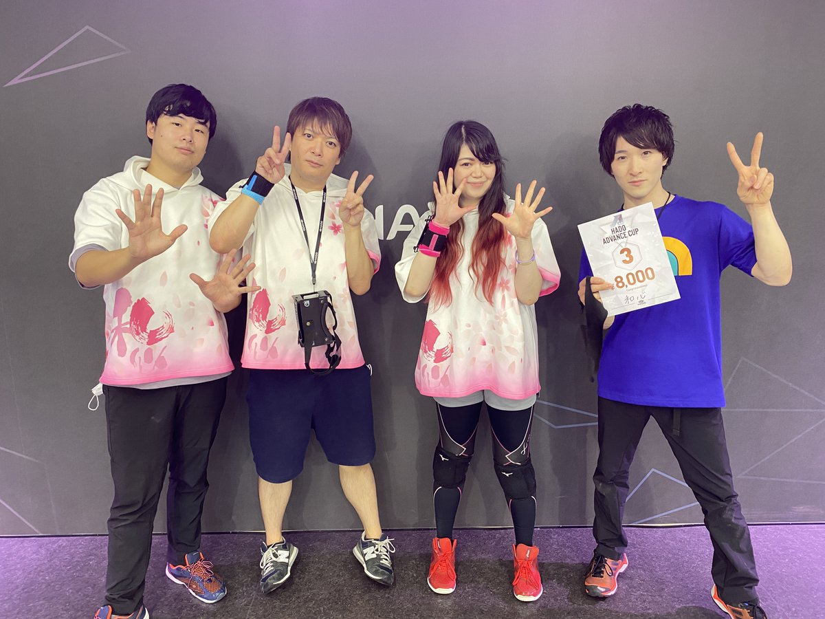 hado_info's tweet photo. 【HADO ADVANCE CUP#44結果発表】
本日行われたADVANCE CUP#44の結果は以下の通りです✨

優勝 野獣 To be 女♡（@Yaju_bejo_0211）

2位 Laugh Monsters（@LaughMon_hado）

3位 和心（@Wagokoro_HADO）

入賞チームの皆さんおめでとうございます😊

#HADO
#ADVANCECUP https://t.co/183bscucBG