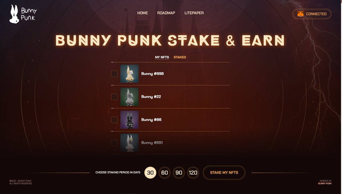 BunnyCrossChain's tweet photo. Our Bunny Stake &amp; Earn is here!🚀
https://t.co/6fypP4gYPW

You can already stake and have a feel for it!🐰

(Phase 1 - now)
Rewards are set low until we have a perfect reward ratio.

(Phase 2 - follow up)
Increase Staking rewards. https://t.co/u7jD4av5Do