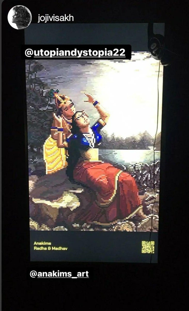 Anakims Varghese I NFTNYC2024 (@anakims_art) on Twitter photo Thank you <a href="/Utopiandystopi2/">Utopian Dystopia</a> for featuring my pixel art titled 'Radha and Madhav'!
And thanks to my fren <a href="/jojivisakh/">JOJI</a> for sharing this picture with me!
Art available on <a href="/foundation/">Foundation π</a>
Link:foundation.app/@Anakims_art/R⦠Thank you <a href="/Utopiandystopi2/">Utopian Dystopia</a> for featuring my pixel art titled 'Radha and Madhav'!
And thanks to my fren <a href="/jojivisakh/">JOJI</a> for sharing this picture with me!
Art available on <a href="/foundation/">Foundation π</a>
Link:foundation.app/@Anakims_art/Rβ¦