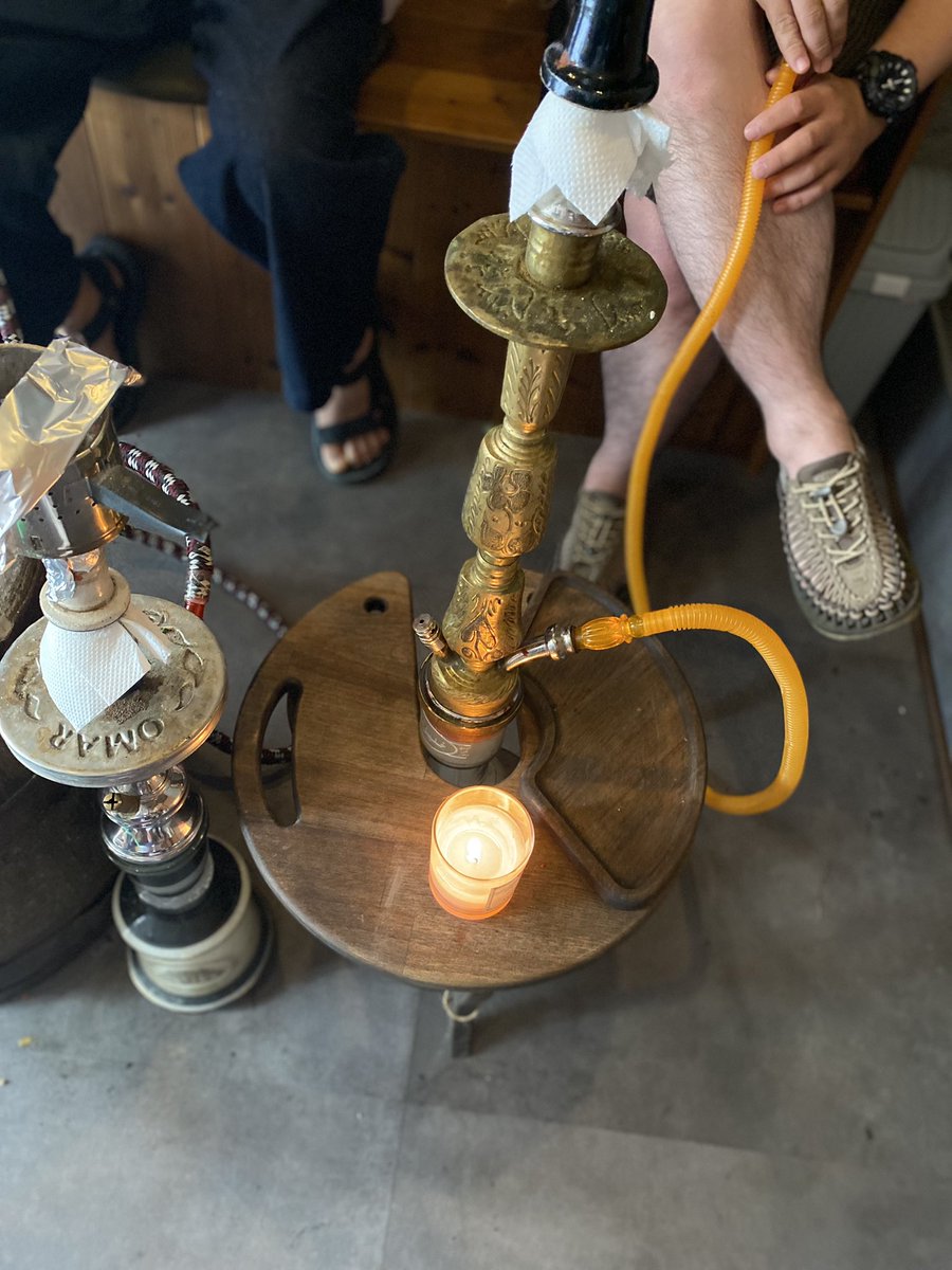 神様と呼ばれる<a href="/shinoshisha/">shino</a> さんのシーシャを吸いに行けました✨
クラフトコーラと信玄餅の2本頂きました！
細やかなメンテによる味変が衝撃的でした！
