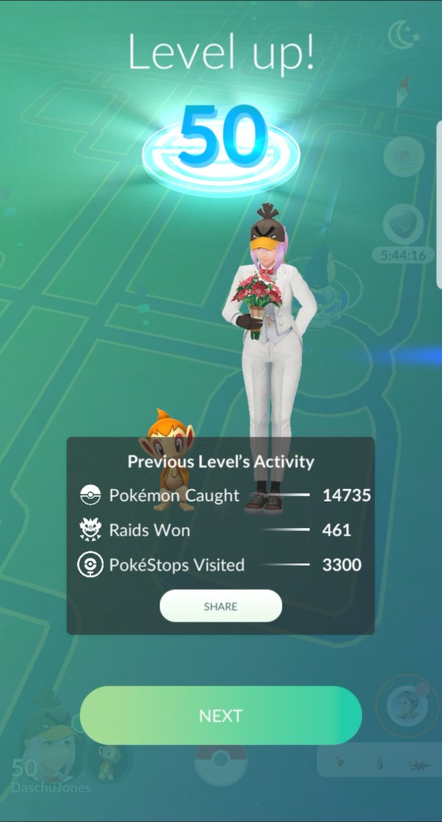 Sinfool69's tweet photo. !! Level 50 !! 🥳

I celebrated by spending over 500k dust on my best buddy, day one, 0* Chimchar! 😄 #worthit 

Let the grind and fun continue!

#PokemonGO https://t.co/YQGW1wGxiS