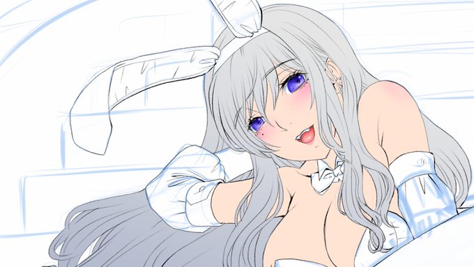 新しい液タブに慣れる為に色々描いています。前の機種はせわしなくペンを走らせていないと狙った所に線を引きにくいので流したような描線になりがちでしたが、今回のはアナログ時代のようにじっくり線を引いていっても線があらぬ方向へよれたりしないので嬉しいです。 