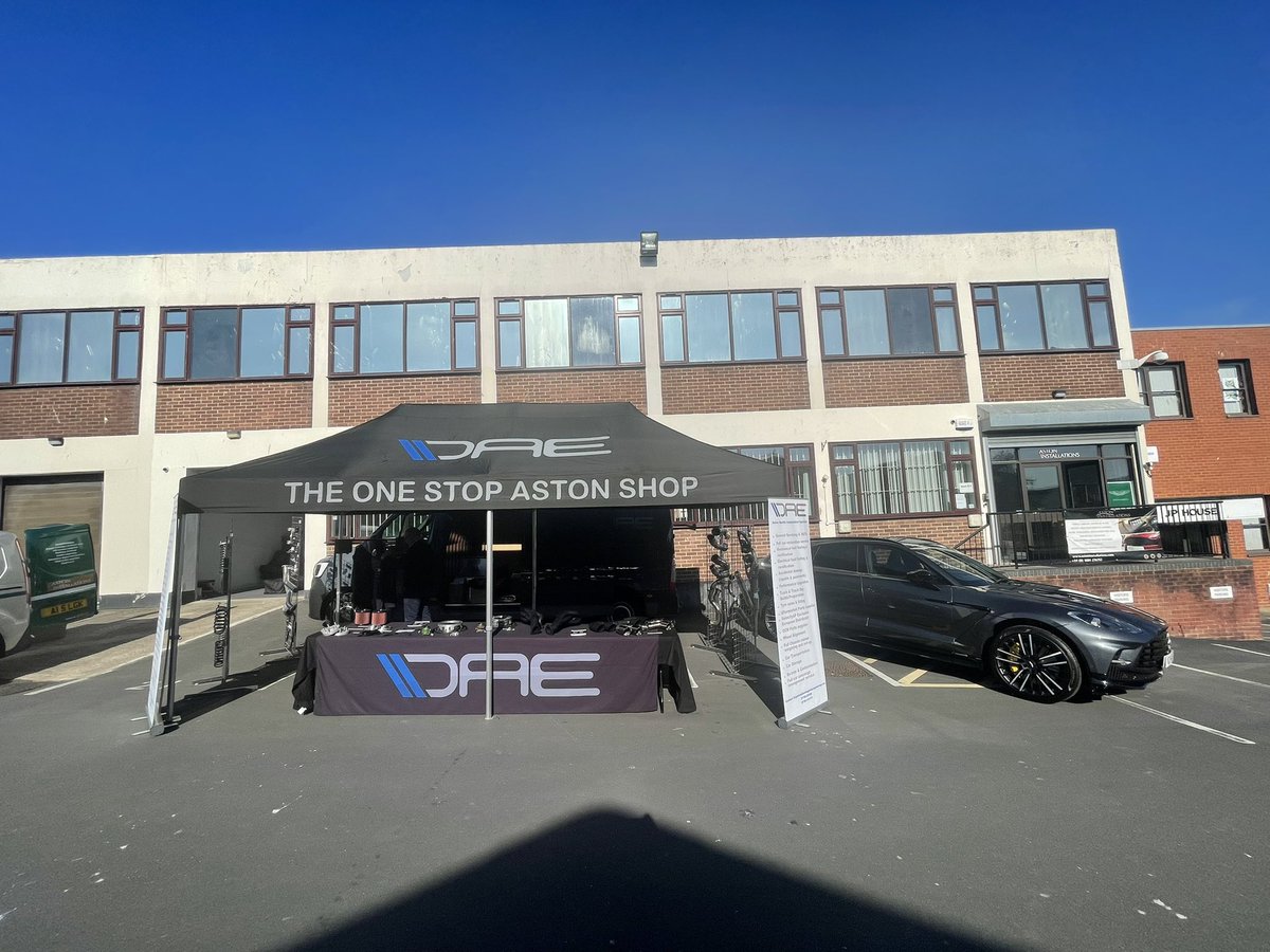 Setup here at <a href="/Astoninstalls/">Aston Installations</a> for their open day. We brought along the 707 🔥

#Astunday