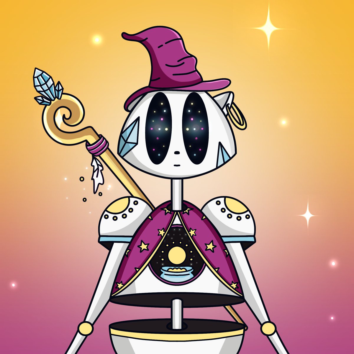 Meet Terry!

Yes, there are wizards among the RoboCats, too!

Each RoboCat is unique and hand-drawn❤️

0.02 ETH 

opensea.io/assets/ethereu…