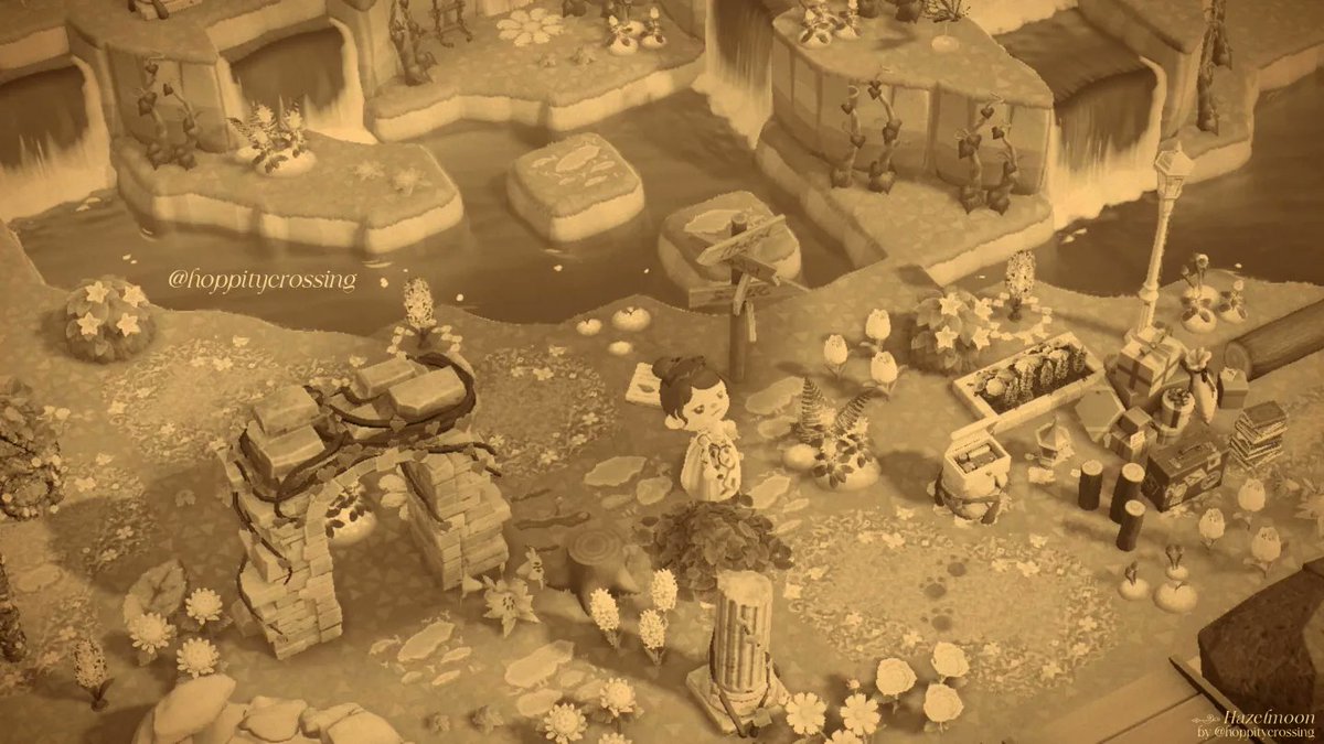 hoppitycrossing's tweet photo. Well, it's just another bird's eye view of Hazelmoon's entrance because why not? How's your weekend going, lovelies? 🥰🤎✨

🌕

Love,
Harumi

#ACNH #NintendoSwitch #AnimalCrossing #AnimalCrossingNewHorizons #ACNHDesign #ACNHDesigns #acnhlightacademia #acnhentrance https://t.co/CVGcFbiadL