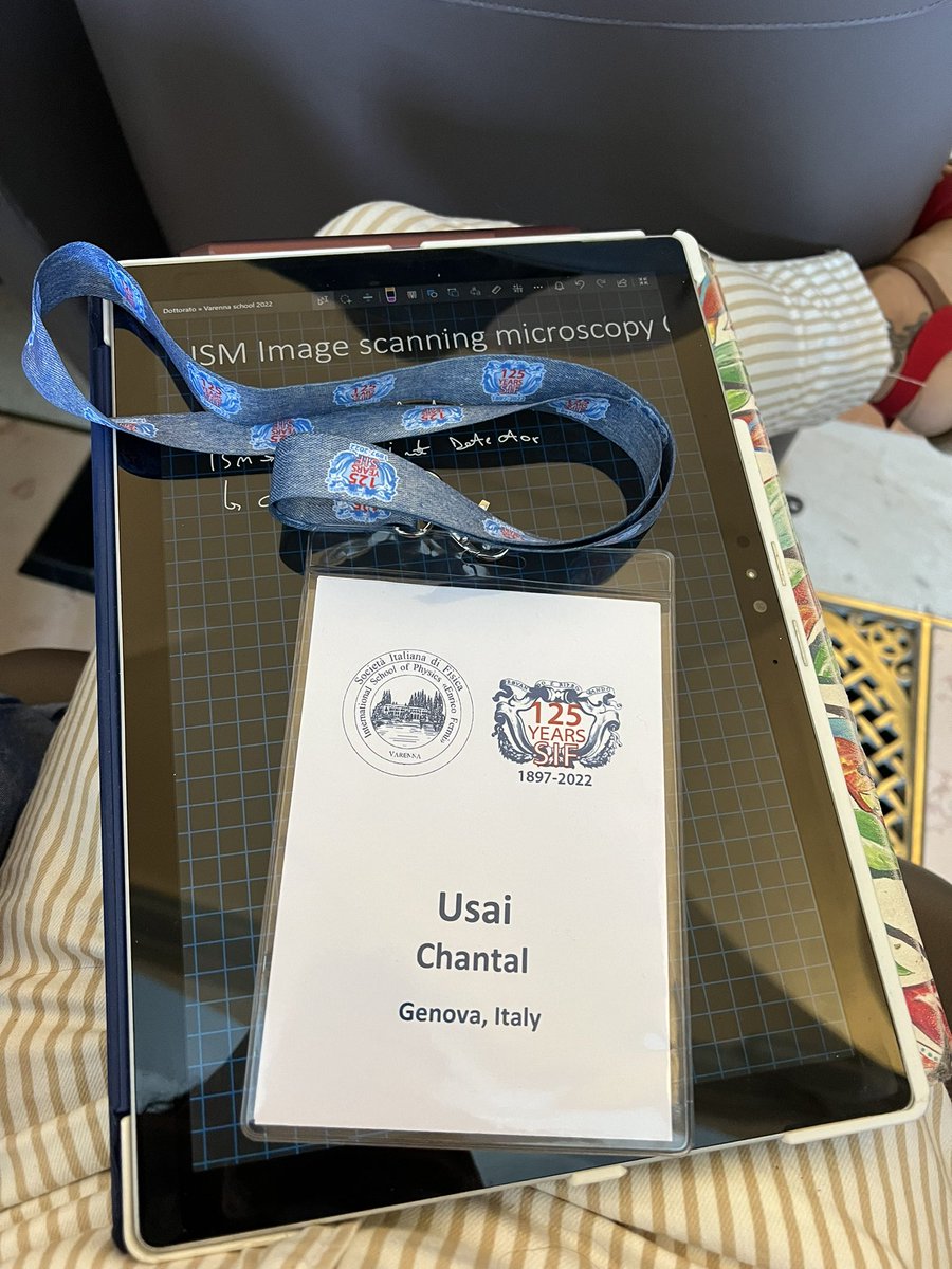 UsaiChantal's tweet photo. Excited to start the #internationalSchoolOfPhysics in #varenna with a lesson on #ISM 

#Microscopy @SIF_it @DiasproLab https://t.co/CEqZAZMssK