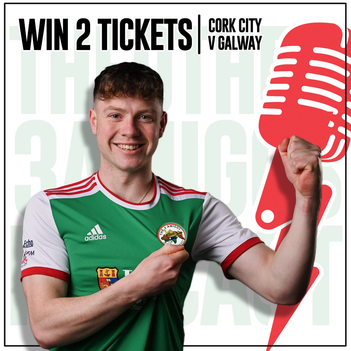 TheOther3Amigos's tweet photo. 💥 COMPETITION TIME 💥
We have 2 pairs of tickets up for grabs for Cork City v Galway United next Friday. 2 chances to win

Simply
Retweet this tweet
Follow us @TheOther3Amigos
Follow @CorkCityFCWomen 

Winners announced Monday at 6pm. Big thanks to @CorkCityFC for the prize https://t.co/xnr63tyWlb