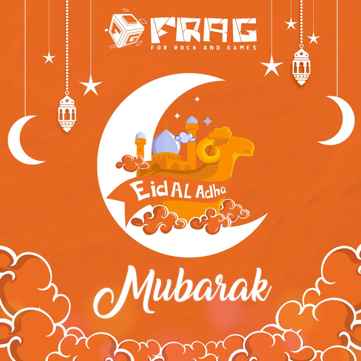4rockngames's tweet photo. May the goodness and joys of Eid are multiplied millions of times to bring eternal happiness in your life! ๐ค
Best wishes for Eid ul Adha! ๐Seize the moment and be happy.
#frag #games #eid #mubarak #eiduladha2022 #fraggames #celebration https://t.co/RK81CaeBUG