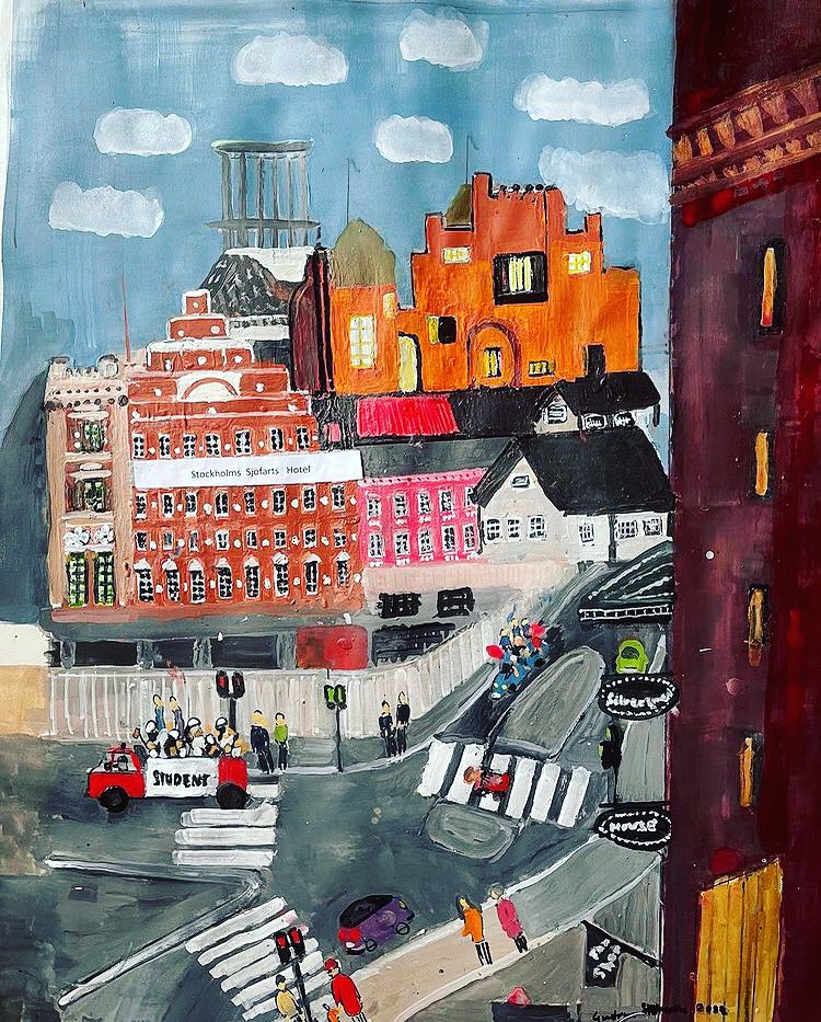 pershagens's tweet photo. FINISSAGE IDAG!

Idag, sön 10e juli, är det finissage för Gudrun Stålnackes ”Stockholm genom mina barnsliga ögon”, vilket även innebär sista öppetdagen för vårsäsongen 2022.

Varmt välkomna, från 12.00 - 16.00! 

Galleriet öppnar igen i slutet av augusti med höstsäsongen 2022! https://t.co/PqUhvpClKl