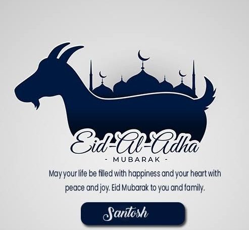 ChothaniSantosh's tweet photo. T-93
Eid al-Adha is the second and bigger of the two main holidays celebrated in Islam. It honors the willingness of Ibrahim to sacrifice his son Ismail as an act of obedience to Allah's command.
#EidAlAdha
#EidAdhaMubarak 
#eidaladha2022 https://t.co/TcvuqY5Lwp