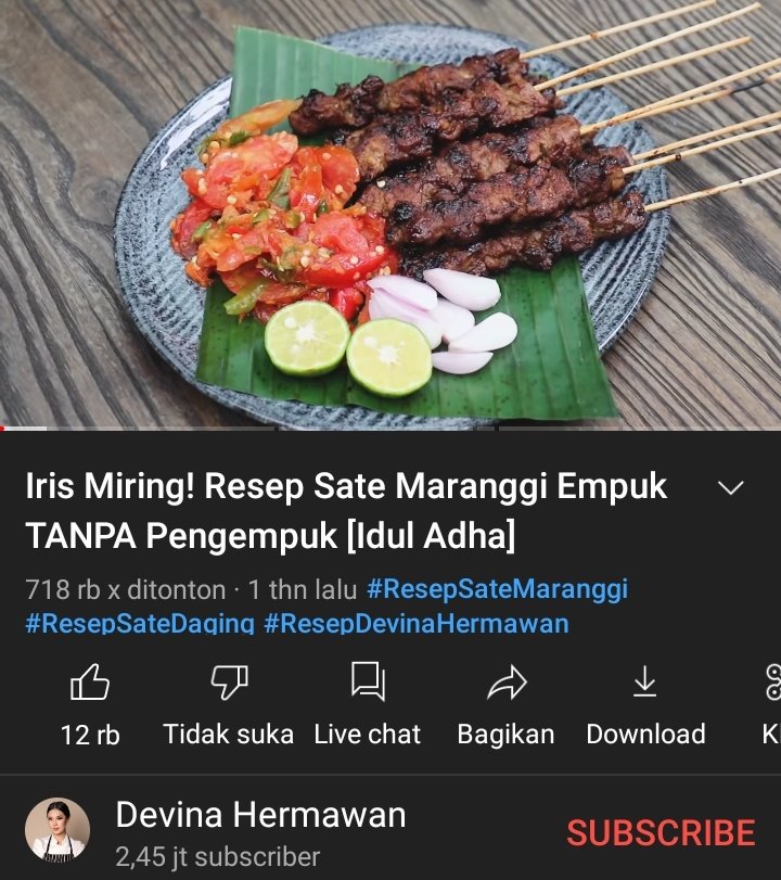 abilshr's tweet photo. Fix ini enakkk! Kalian kalau mau bikin sate mau kambing atau sapi pakai resep ini ajaa (@hermawan_devina) fix no debatt enak dan empuk😭😭 https://t.co/TIbslAcyLh
