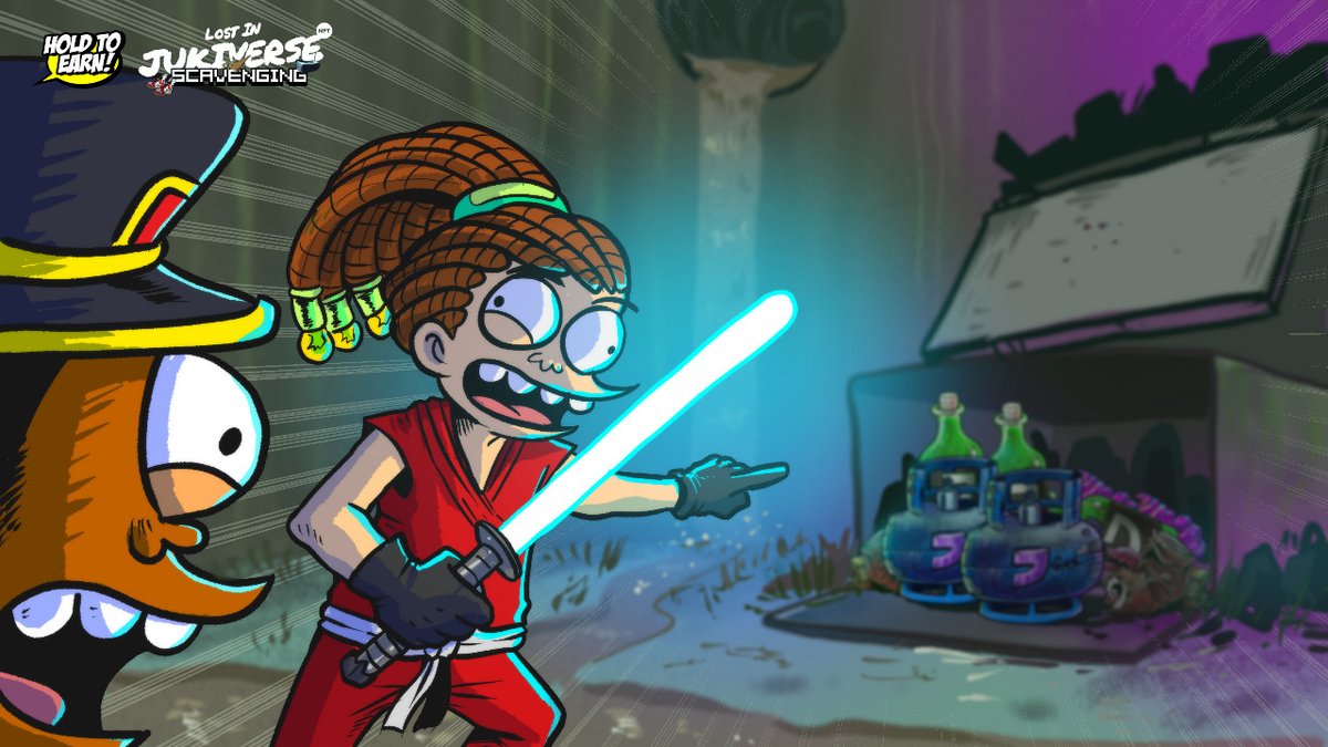 JukiverseNFT's tweet photo. Through scavenging, Jukis can find important resources, deemed useful by the Jukinstein. They are J-Gas, J-Liquid, and J-Stone.

#Jukiverse #JukiverseScavenging https://t.co/hqwjkFk9Gh