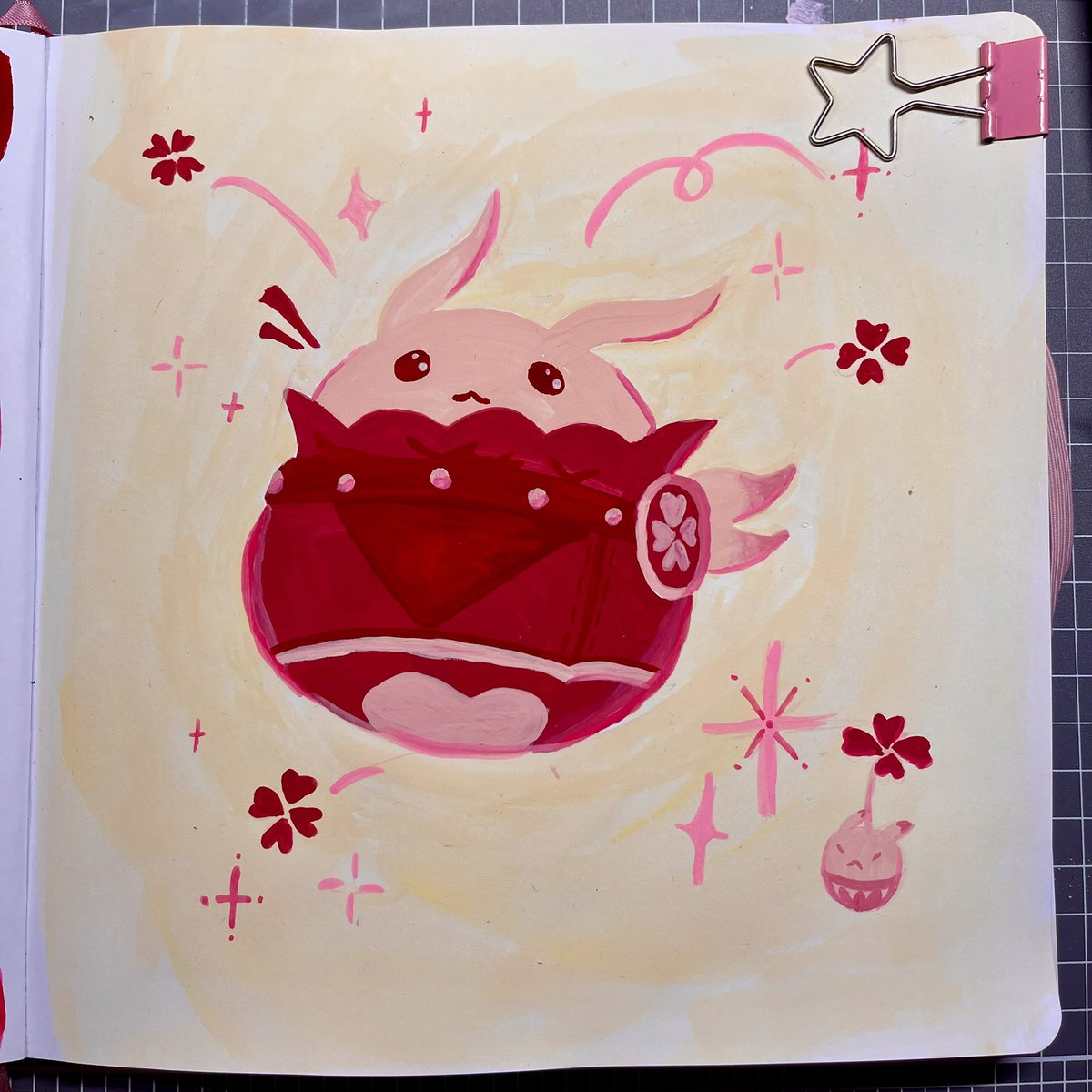 CrafteaKittea's tweet photo. Probably the first time opening my sketchbook since covid hit &amp; this is now my favourite page 🥰 a 3+ year hiatus makes me miss traditional art… bet I’ll still find mistakes tho 😅

✧
#GenshinImpact #原神 #GenshinArt #Klee #KleeFanArt #KitteasCosmos #KitteasArt #CosmicKittea https://t.co/ud6CZAGtH7