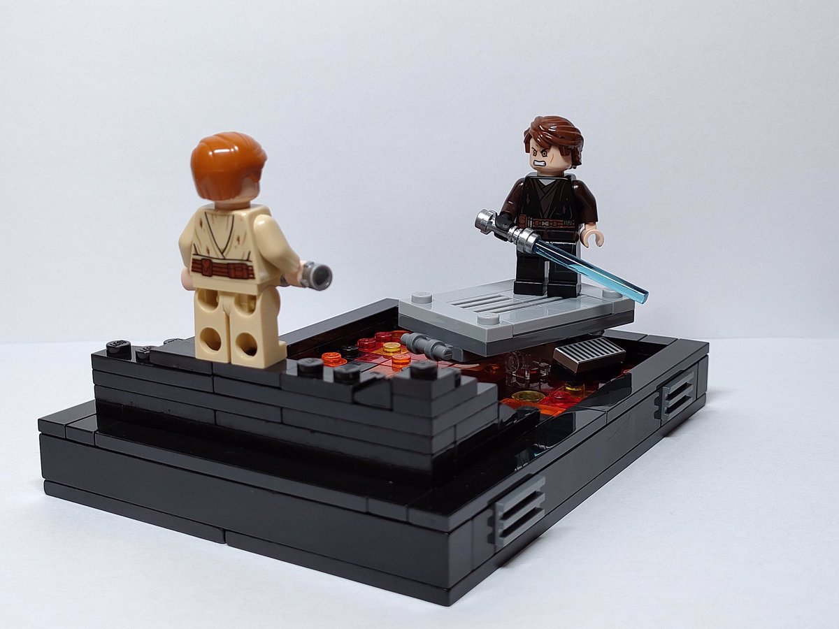 mongoose_LEGO's tweet photo. 「スターウォーズ エピソード3 シスの復讐」ムスタファーの対決
最近の大人レゴ風に作ってみました。
いつもレゴらじさんの動画楽しみにしてます‼️
登録者数5000人目前本当におめでとうございます🎊🥳🥳
#れごらじ　#レゴ　#レゴスターウォーズ　#スターウォーズ https://t.co/1fPIQDzOZu