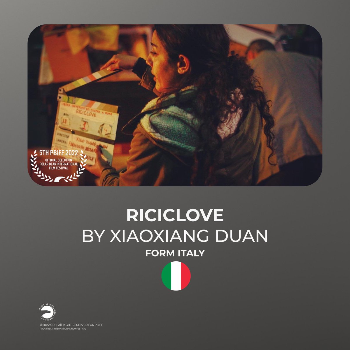polarbeariff's tweet photo. OFFICIAL SELECTION
RicicLove by Xiaoxiang Duan - Italy
-----
#pbiff #Filmfestival #shortfilm #film #asskfilmfestival #festival #movie #animation  #filmfestival #filmphotography #climatechange #dkkultur #dkfilm #danskfilm #earth #filmfreeway #saveplanet #climateaction #planet https://t.co/HwPXIiV2PF